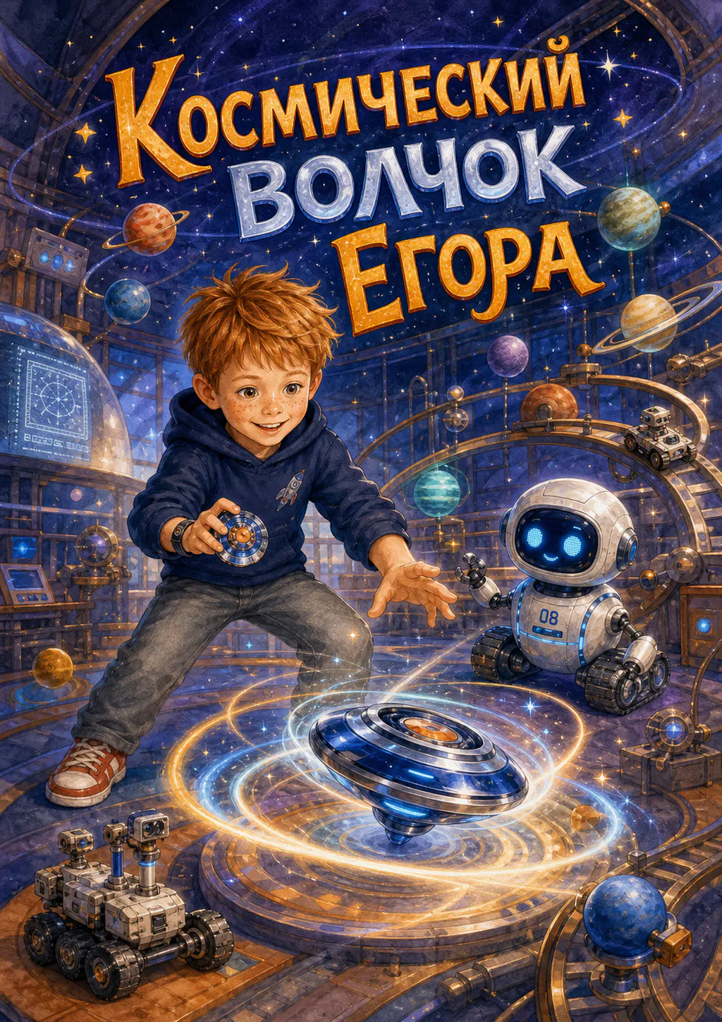 Обложка «Космический волчок Егора»