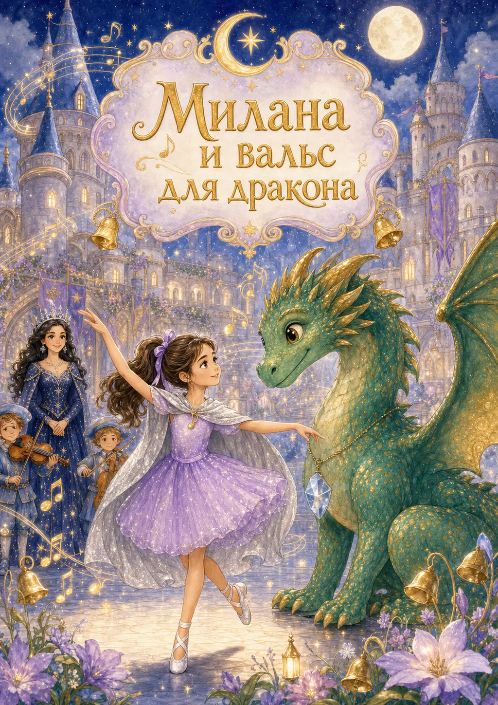 Обложка «Милана и вальс для дракона»