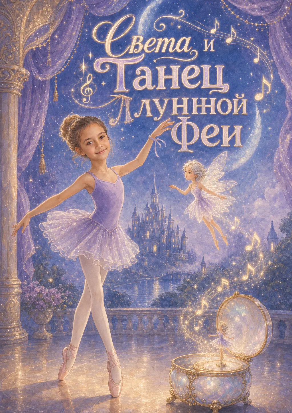 Обложка «Света и Танец Лунной Феи»