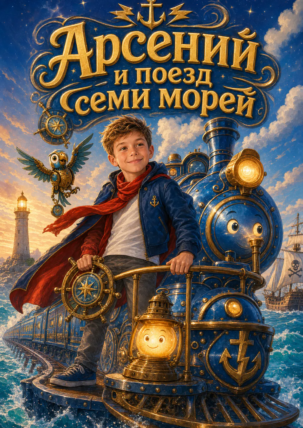 Обложка «Арсений и поезд семи морей»