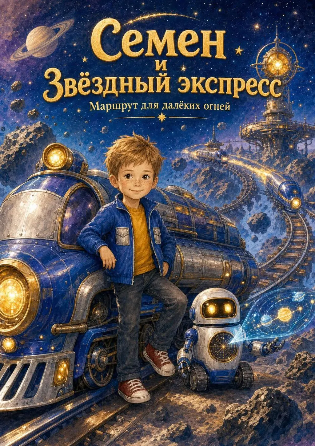 Обложка «Семен и Звёздный экспресс»