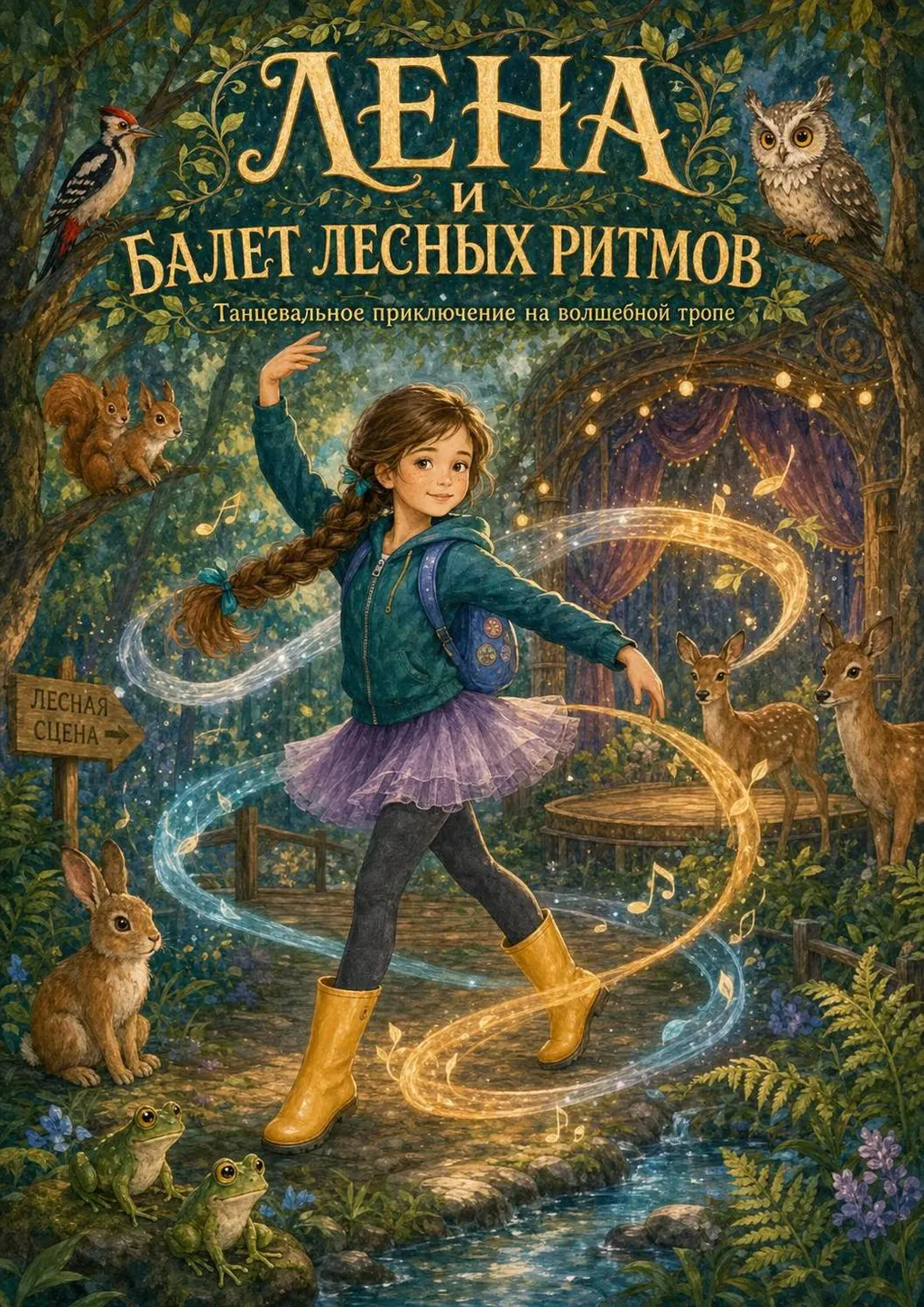 Обложка «Лена и балет лесных ритмов»