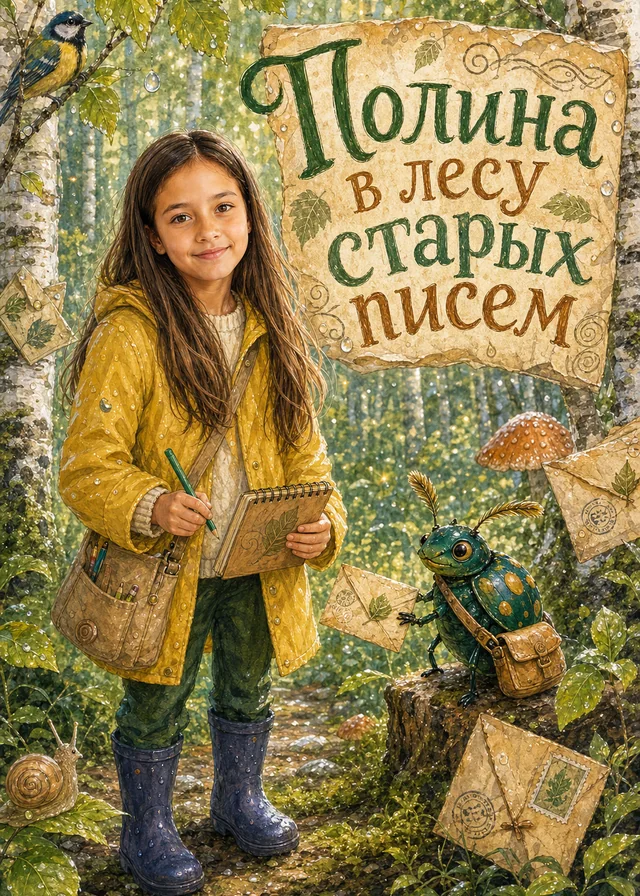 Обложка примера персональной книги про Полину