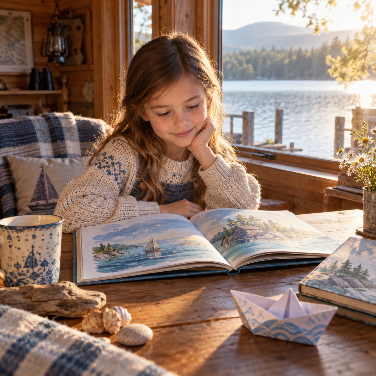 Иллюстрация к именной сказке про Пелагею