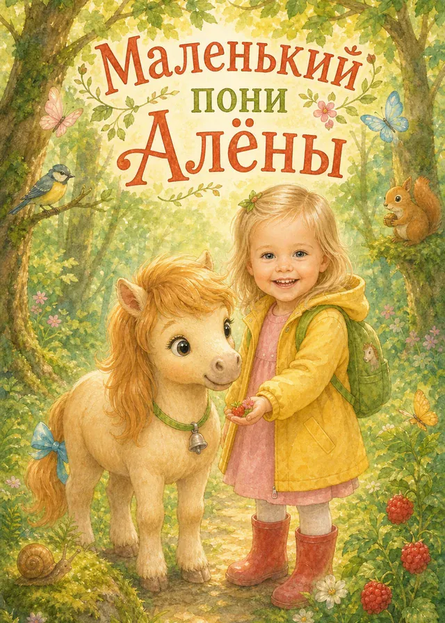 Обложка «Маленький пони Алёны»