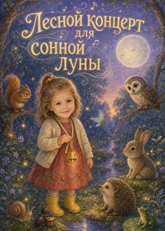 Обложка «Лесной концерт для сонной луны»